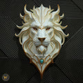 Wild Lion Face Wall Mural 3×2 ft | Artistic Animal Wall Decor