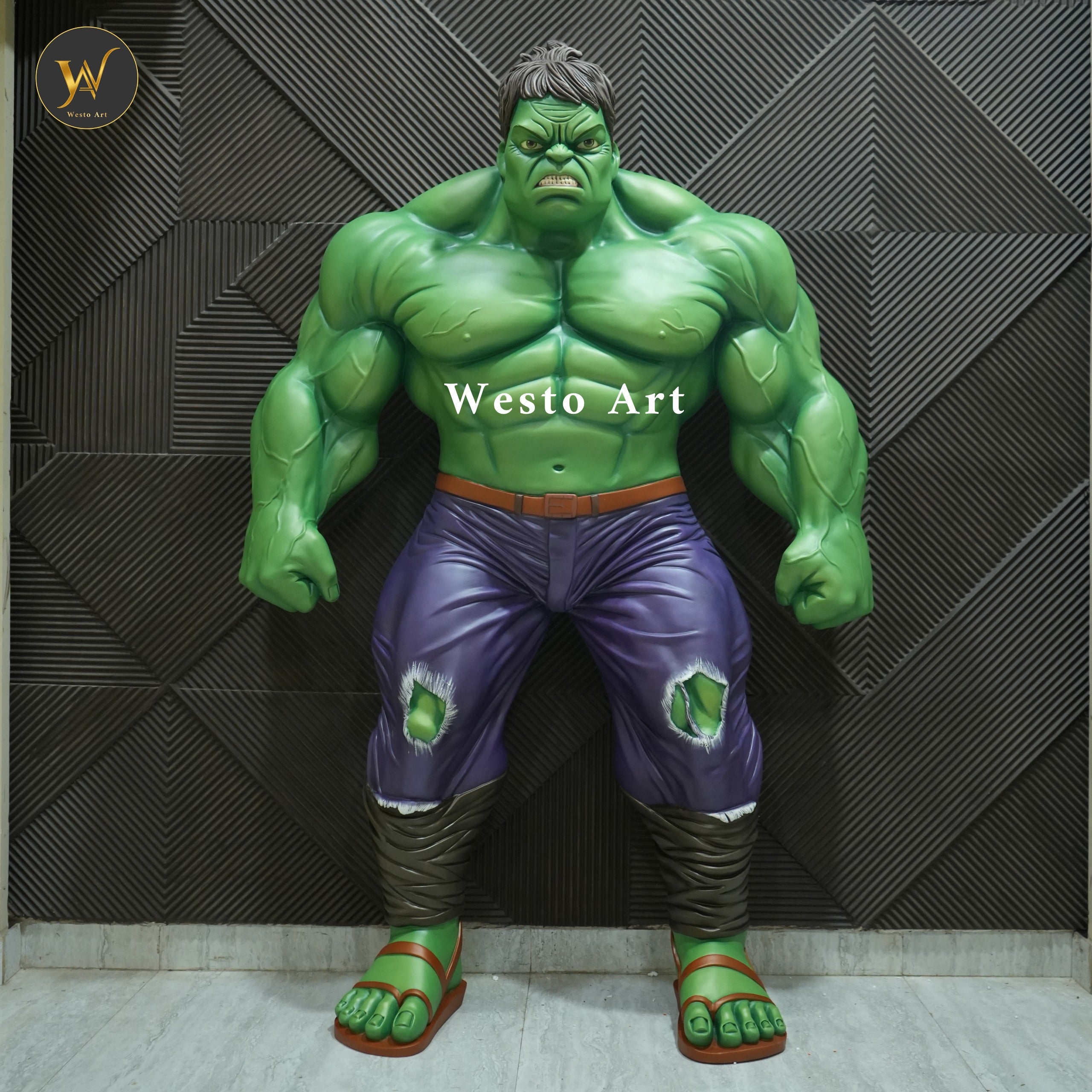 Hulk Fitness Wall Mural 6×4 ft | Strength Inspired Wall Art