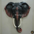 Elephant Mural Wall Hanging – 3.5x3 ft | Handcrafted Majestic Wall Art